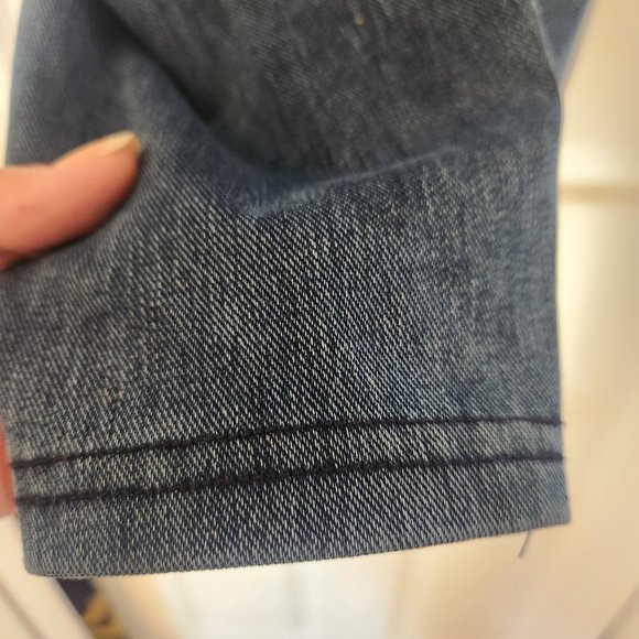 HalaraMagic™ High Waisted Back Side Pocket Stretchy Knit Denim Casual Leggings - Picture 4 of 5